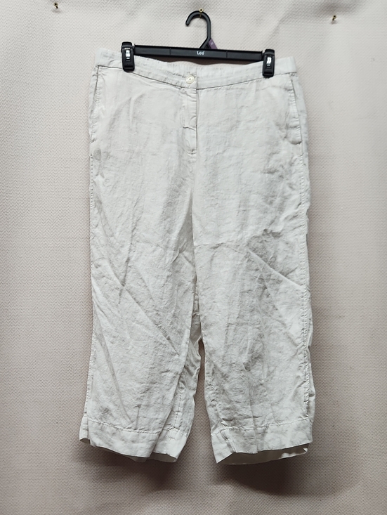 J. Jill Pants - J. Jill Cream Straight-Leg Crop Pants
